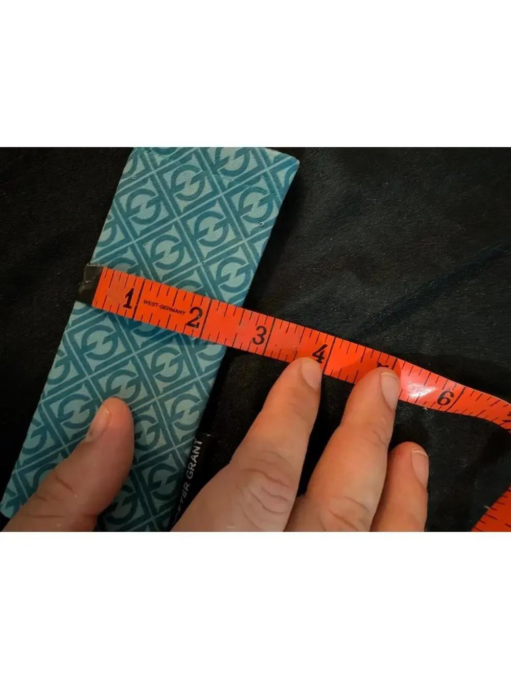 Foster Grant Blue Patterned Glasses Case
